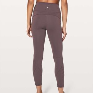 Lululemon In Movement 7/8 Tight in Vintage Grape